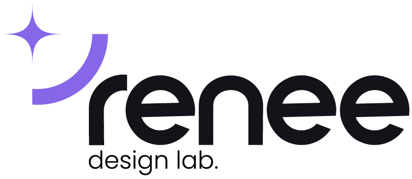 Primary version of the Renee logo on a white background