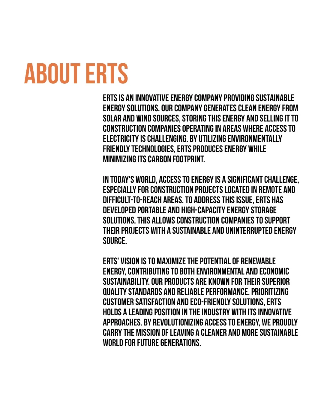 ERTS logo used with a wind energy visual